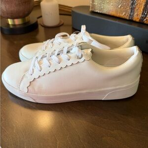 Ted Baker London Tilly Leather Scalloped Edge Sneakers NWOT